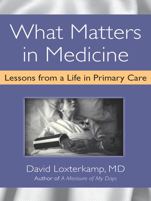 cover image of What Matters in Medicine